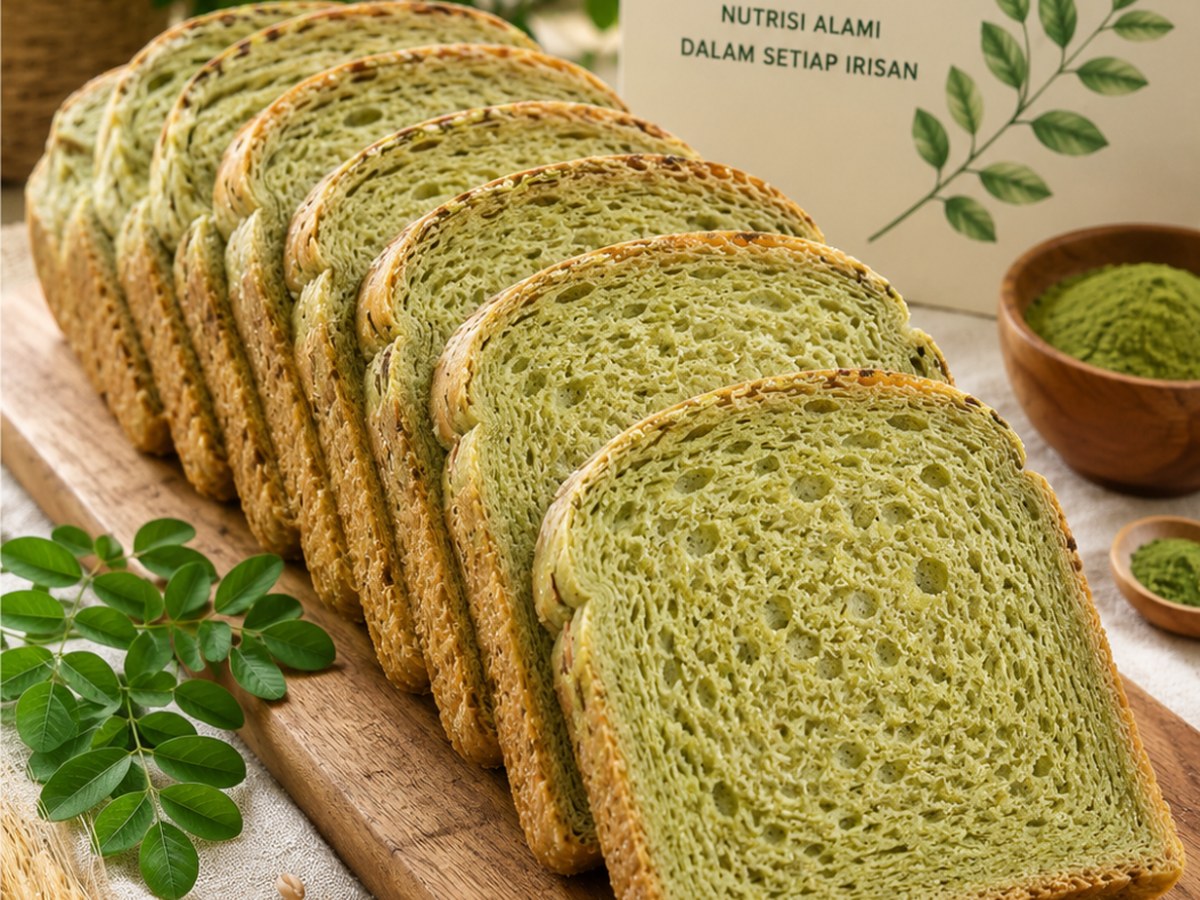 Roti Tawar Gandum Kelor
