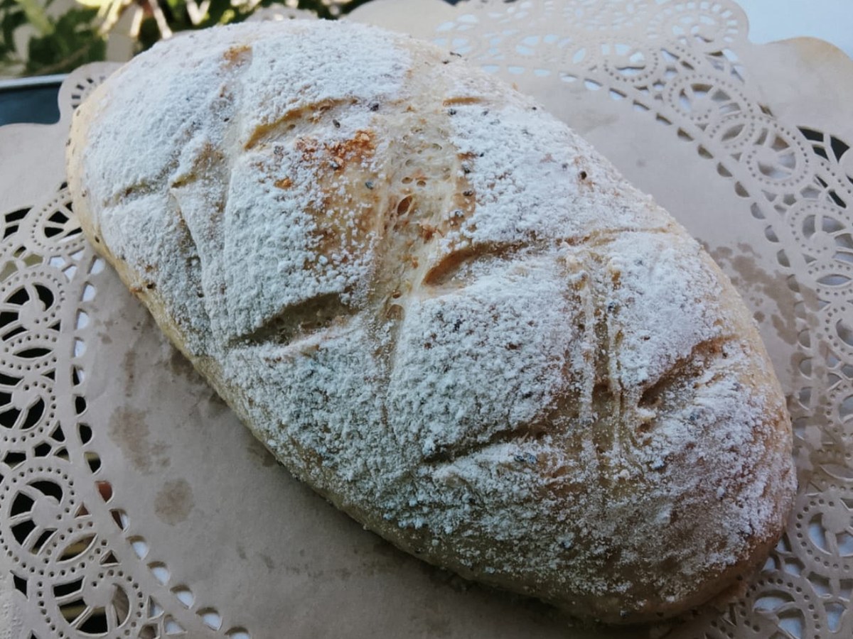 Soft Sourdough Gandum Blueberry